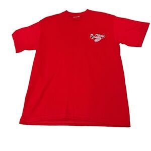 Vintage 90’s Detroit Red Wings Classic Embroidered T Shirt Size Medium